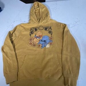 Disney Winnie the Pooh & Eeyore Moon Phase Floral Hoodie  small